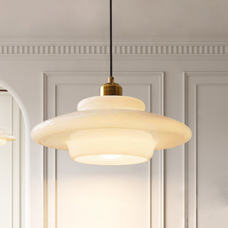 Oliver Mid Century Pendant Lamp Gold Nordic & Reviews Wayfair — free download